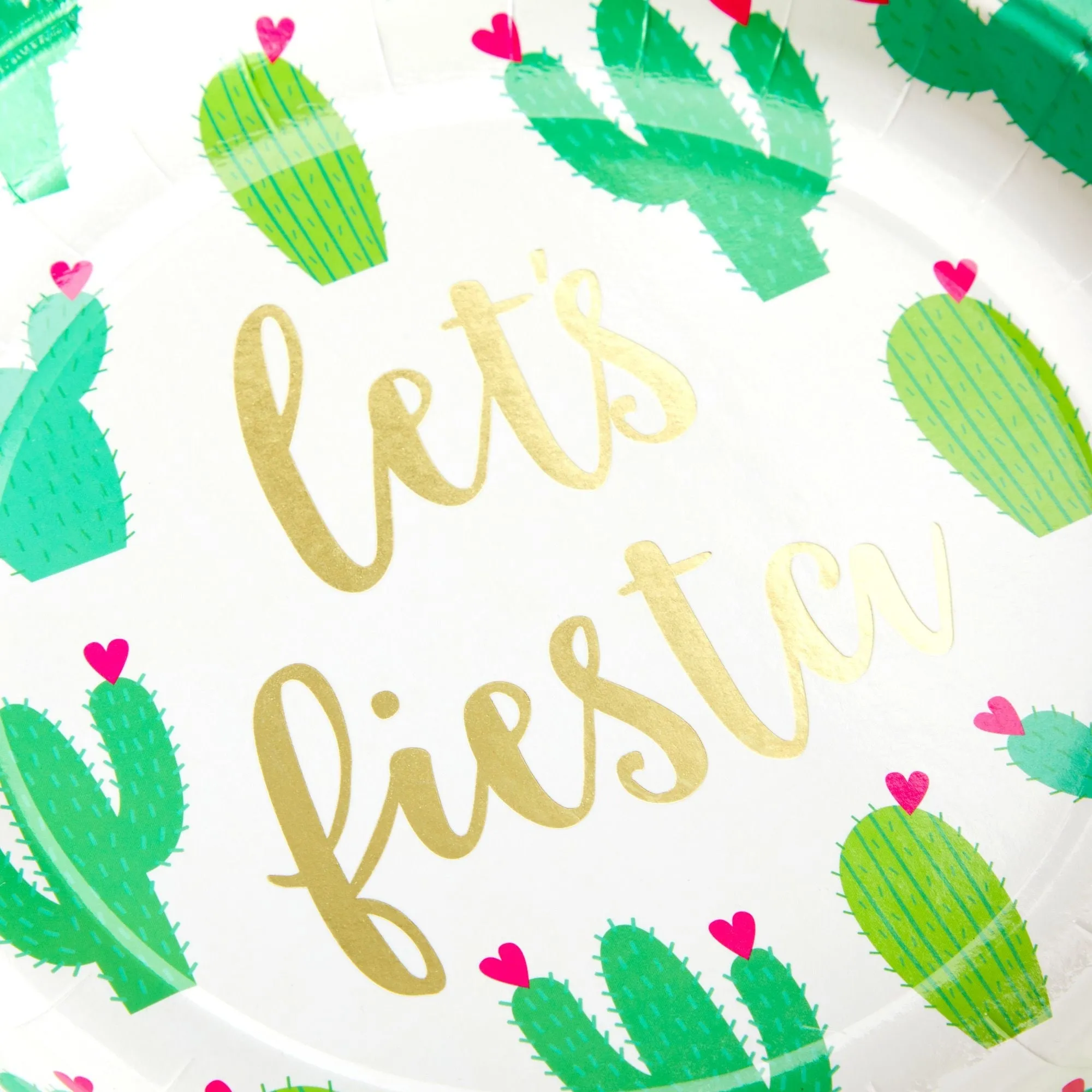 145 Pieces Let's Fiesta Party Supplies, Cactus Plates, Napkins, Cups, Cutlery, Tablecloth for Birthday, Bachelorette Decorations (Serves 24)