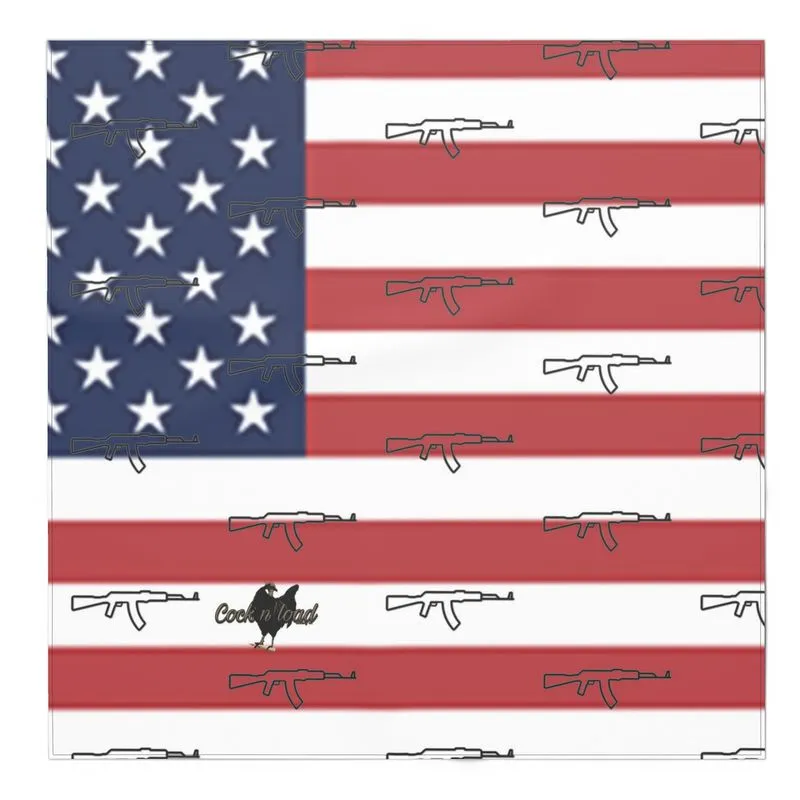 #411 cocknload tablecloth USA print