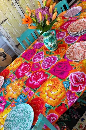 ANNA CHANDLER CANVAS TABLECLOTH MEXICANA