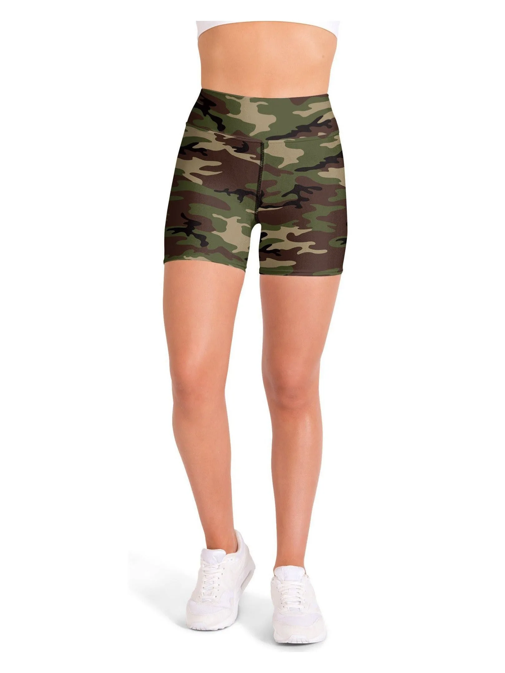 Army Camo Yoga Shorts