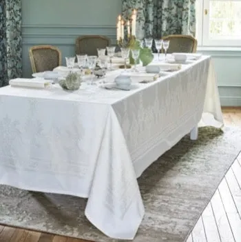 Beauregard White Tablecloth
