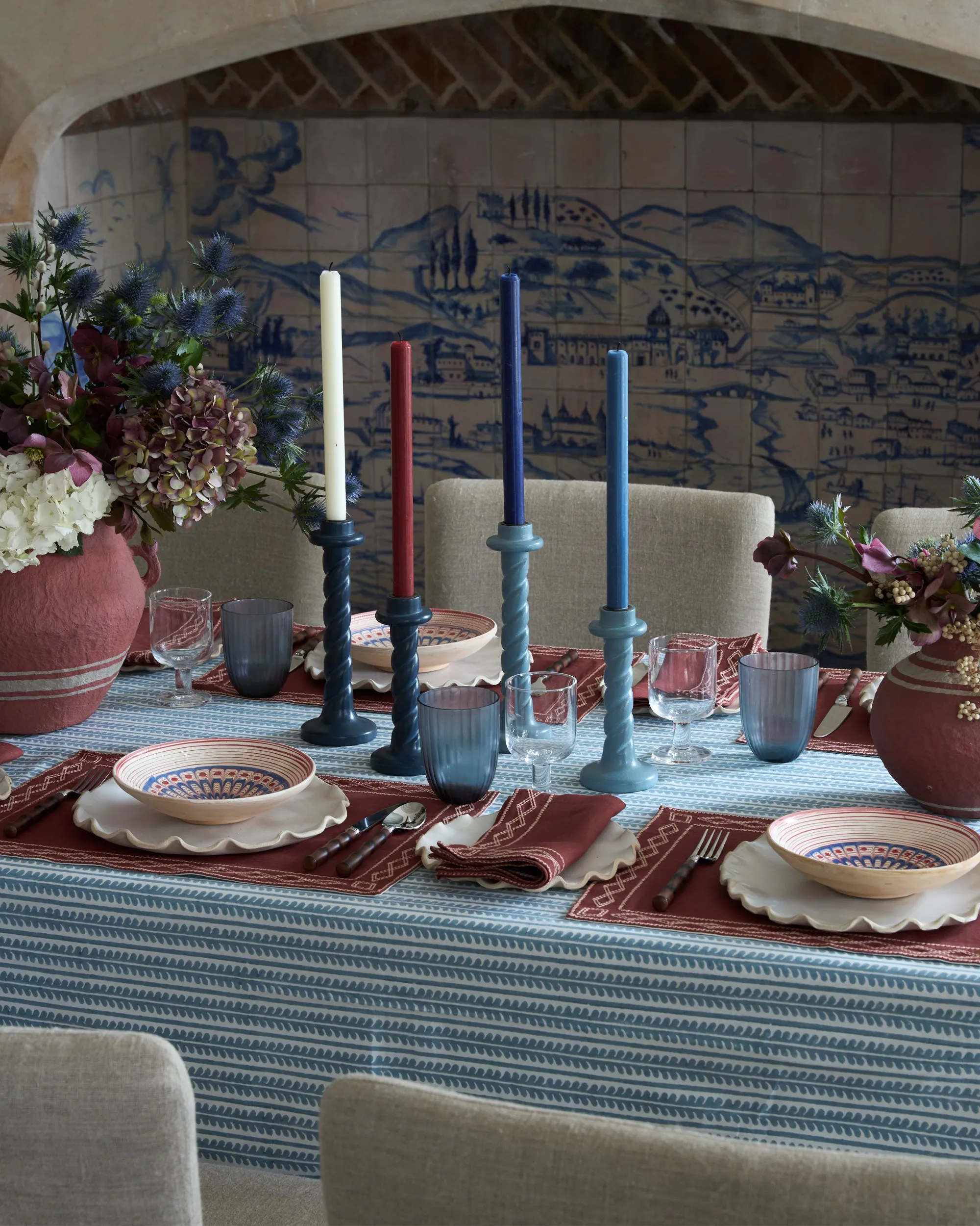 Bel Tablecloth - Blue