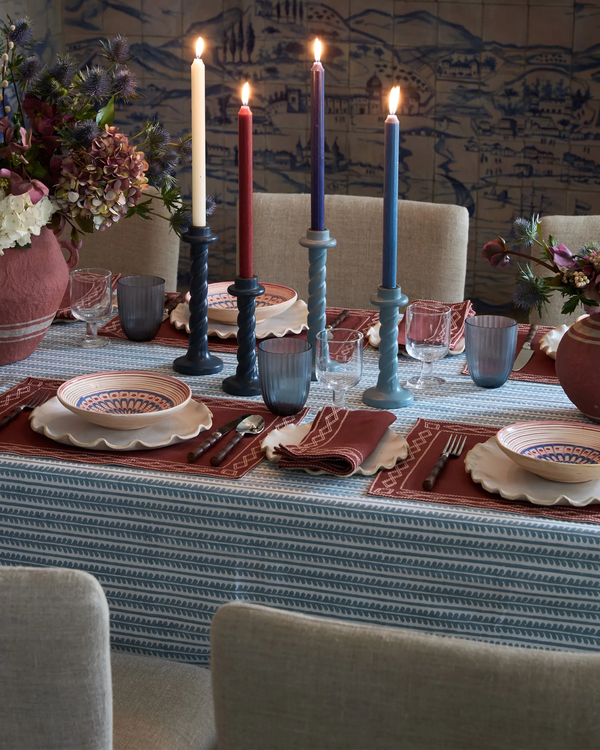 Bel Tablecloth - Blue