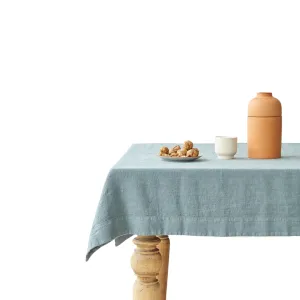 Blue Fog Linen Tablecloth