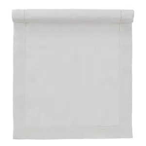 Cavaillon Lurex Table Runner [Silver/White]
