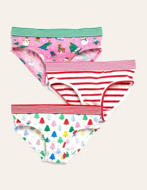 Christmas Pants 3 Pack-Multi