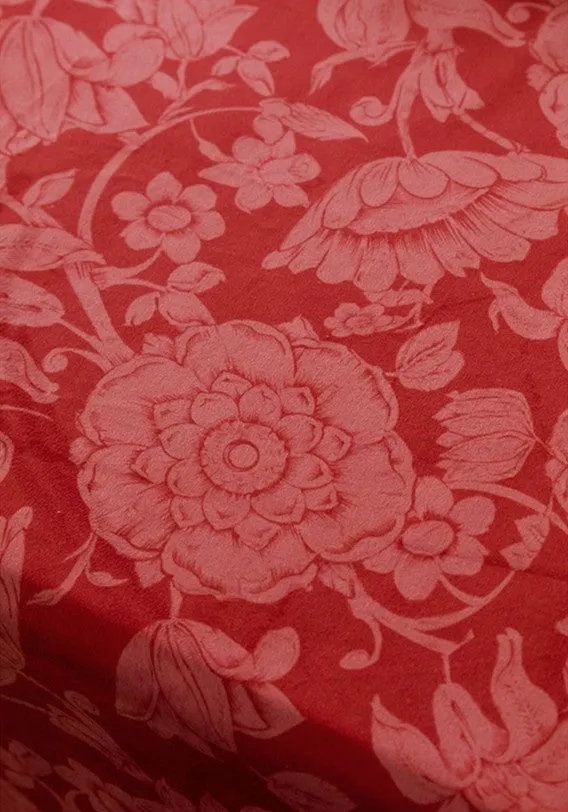 Christmas Table Cloth, Wedding Tablecloth, Red Flower Pattern Tablecloth for Home Decoration, Rectangle Tablecloth for Dining Room Table, Square Tablecloth