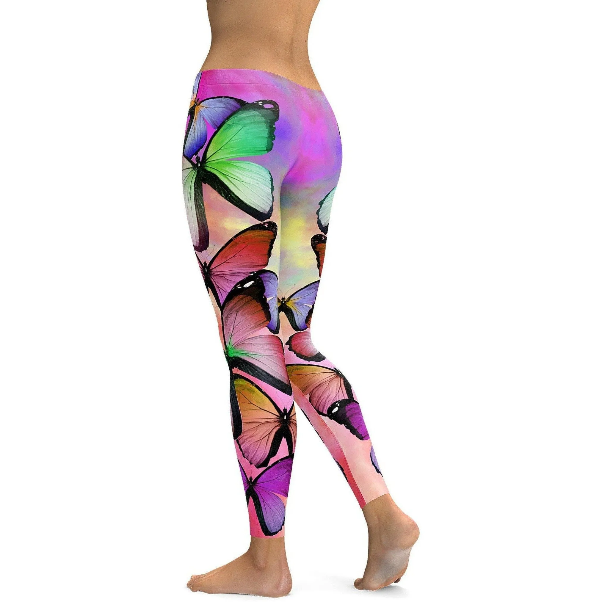 Colorful Butterflies Leggings