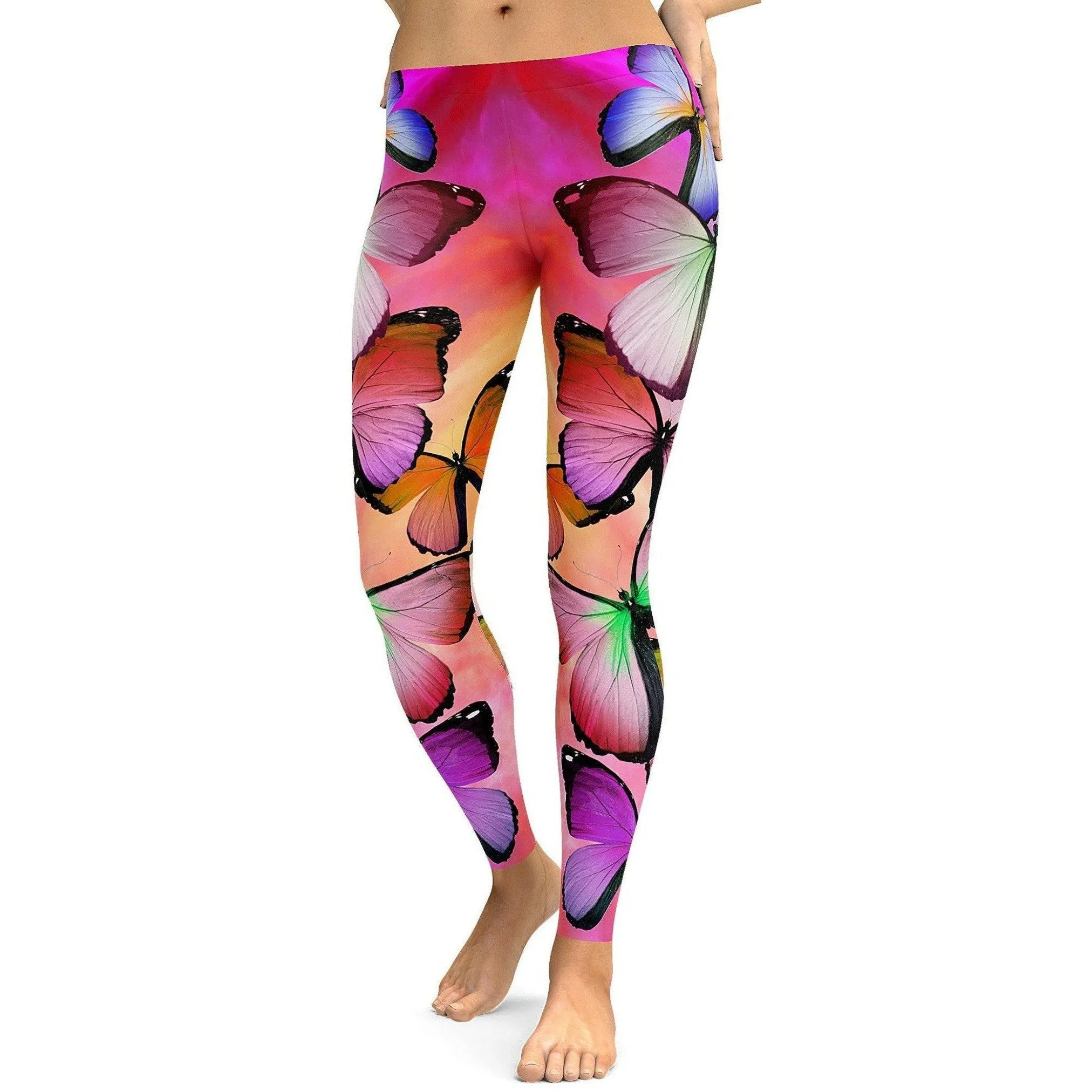 Colorful Butterflies Leggings