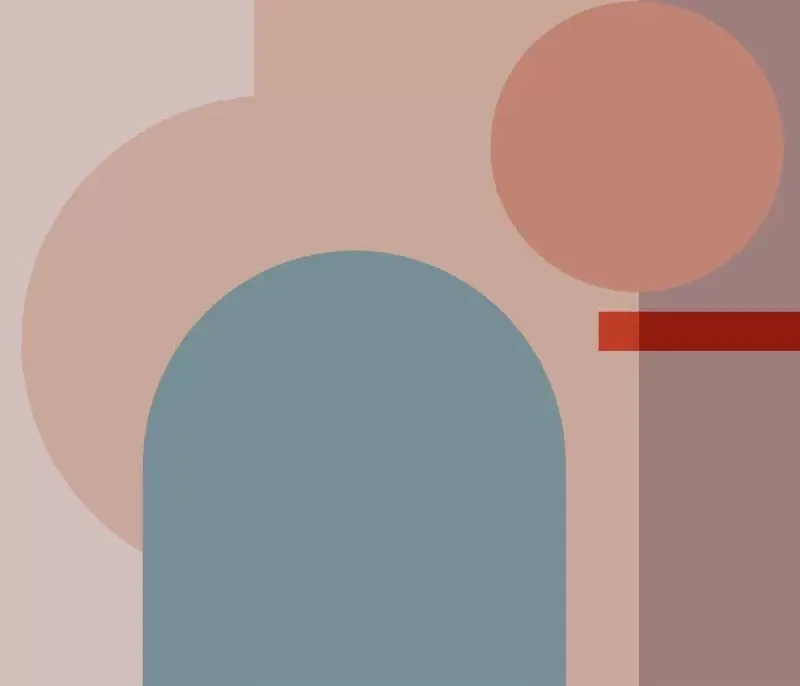 Custom Wallpaper Mural Nordic Minimalist Geometric Arch with Shapes (㎡)