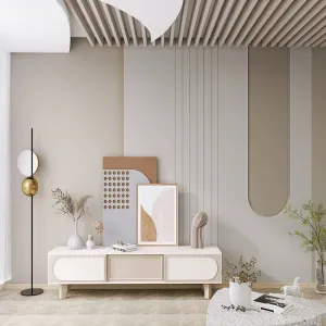 Custom Wallpaper Mural Nordic Minimalist Geometric Arch with Shapes (㎡)