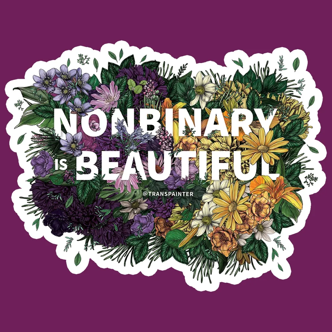 Flowery Pride Stickers
