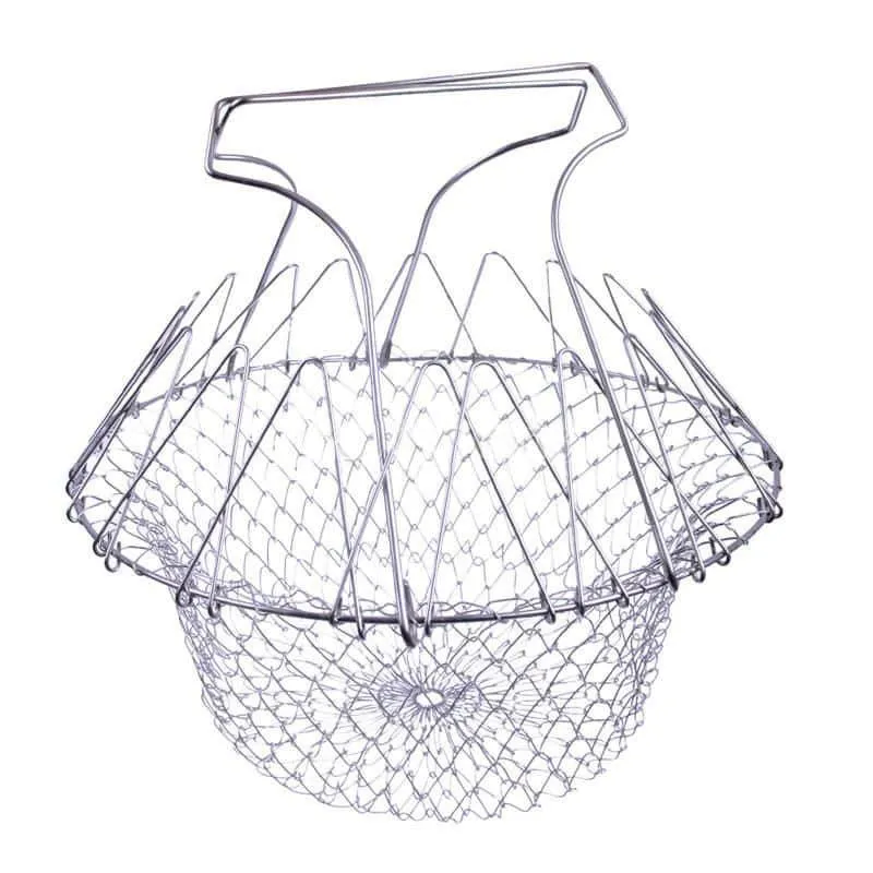 Foldable Cooking Mesh Baskets