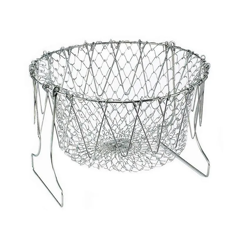 Foldable Cooking Mesh Baskets