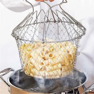 Foldable Cooking Mesh Baskets