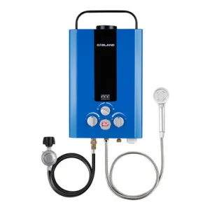 Gasland Outdoor Portable Tankless Water Heater - 1.58GPM 6L - Blue