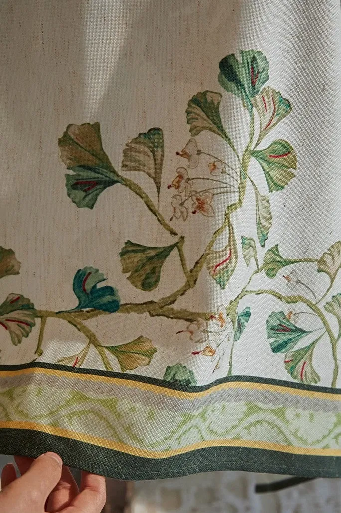 Ginkgo Leaves Table Covers, Square Tablecloth for Kitchen, Extra Large Modern Rectangular Tablecloth for Dining Room Table, Large Tablecloth for Round Table