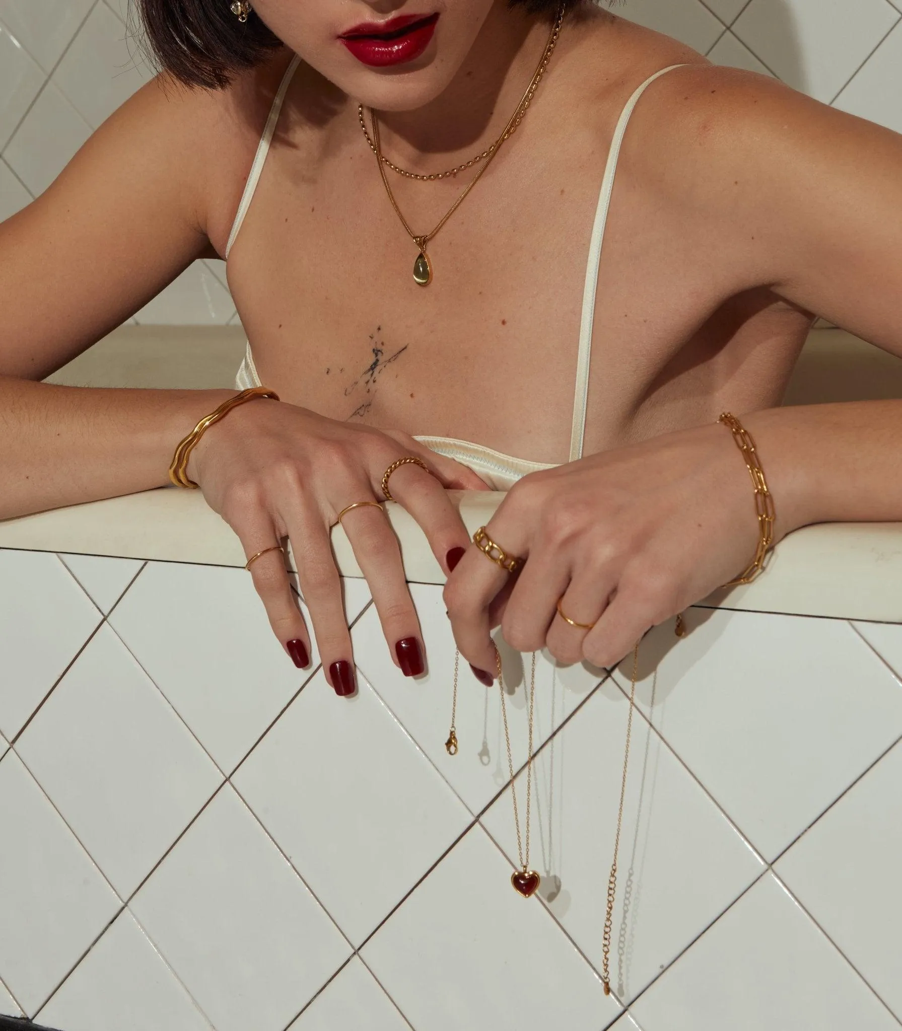 Gold Gia Chain Bracelet