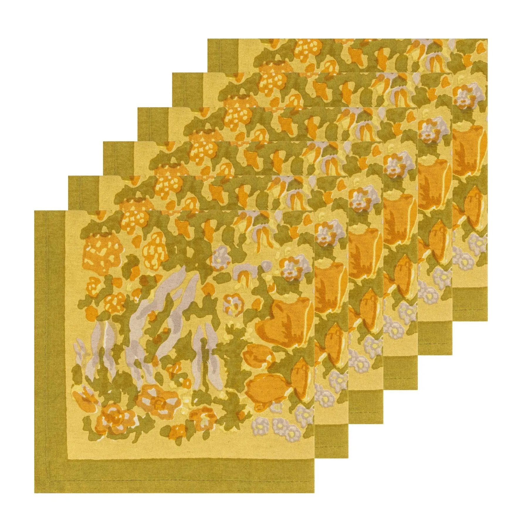 Jardin Mustard & Grey Collection