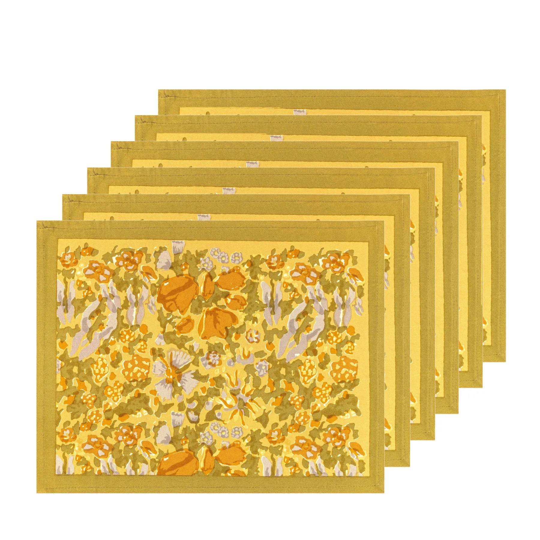 Jardin Mustard & Grey Collection