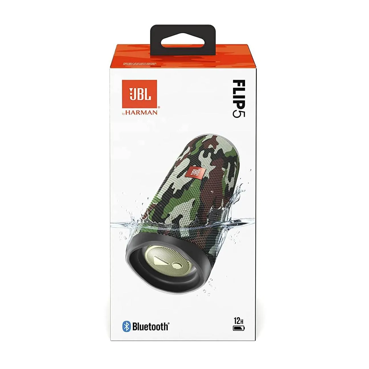 JBL Flip 5 portable speaker system, camouflage