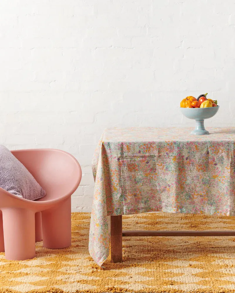 KIP & CO Linen Tablecloth 145 x 270cm LITTLE BIT DITSY