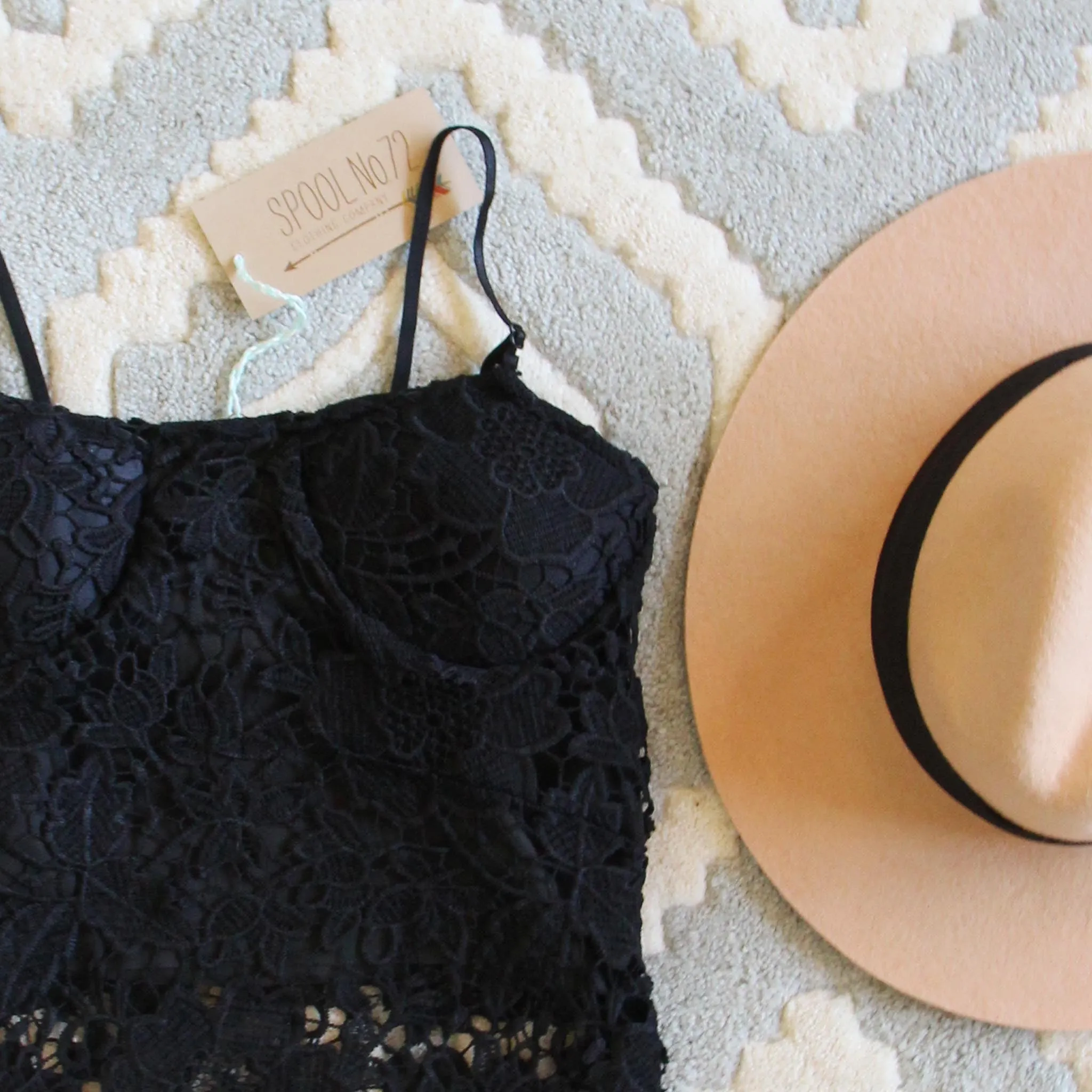 La Lune Lace Top in Black