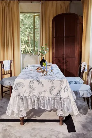 Large Modern Rectangle Tablecloth for Dining Table, Picnic Spring Flower Table Covers for Round Table, Farmhouse Table Cloth for Oval Table
