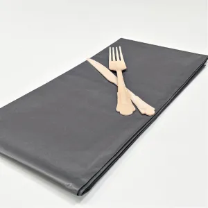 Large Paper Tablecloth - Charcoal