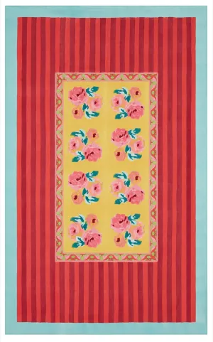 Large Rectangular Tablecloth in Nizam Sulphur