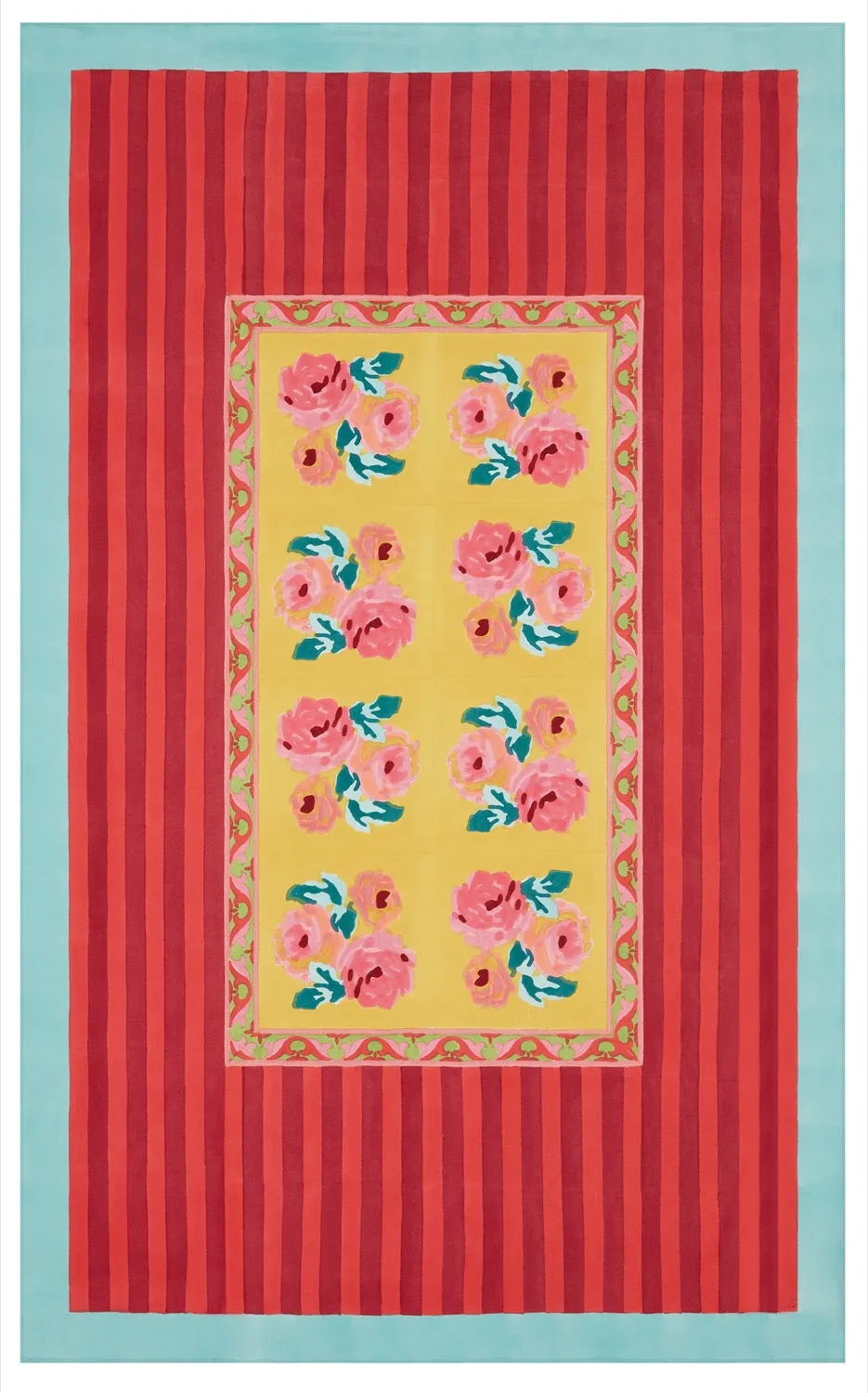 Large Rectangular Tablecloth in Nizam Sulphur