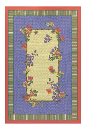 Large Rectangular Tablecloth in Oriental Garden Chutney Pervinch