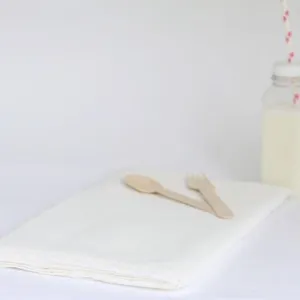 Large White Paper Tablecloth