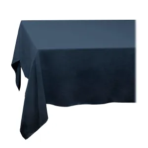 Linen Sateen Tablecloth - Blue