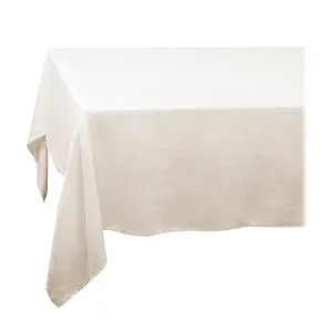 Linen Sateen Tablecloth - Ecru