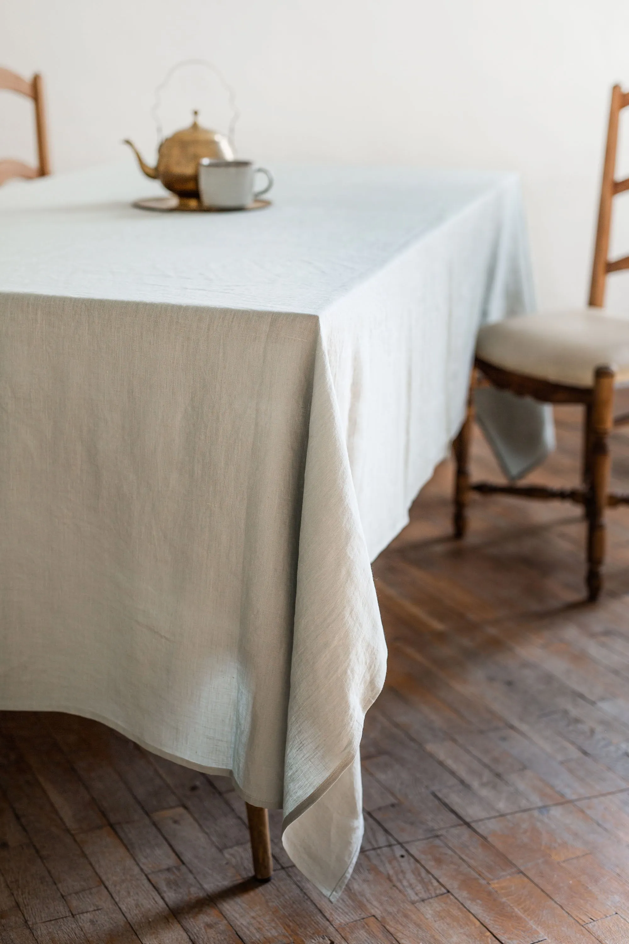 Linen tablecloth in Sage Green by AmourLinen
