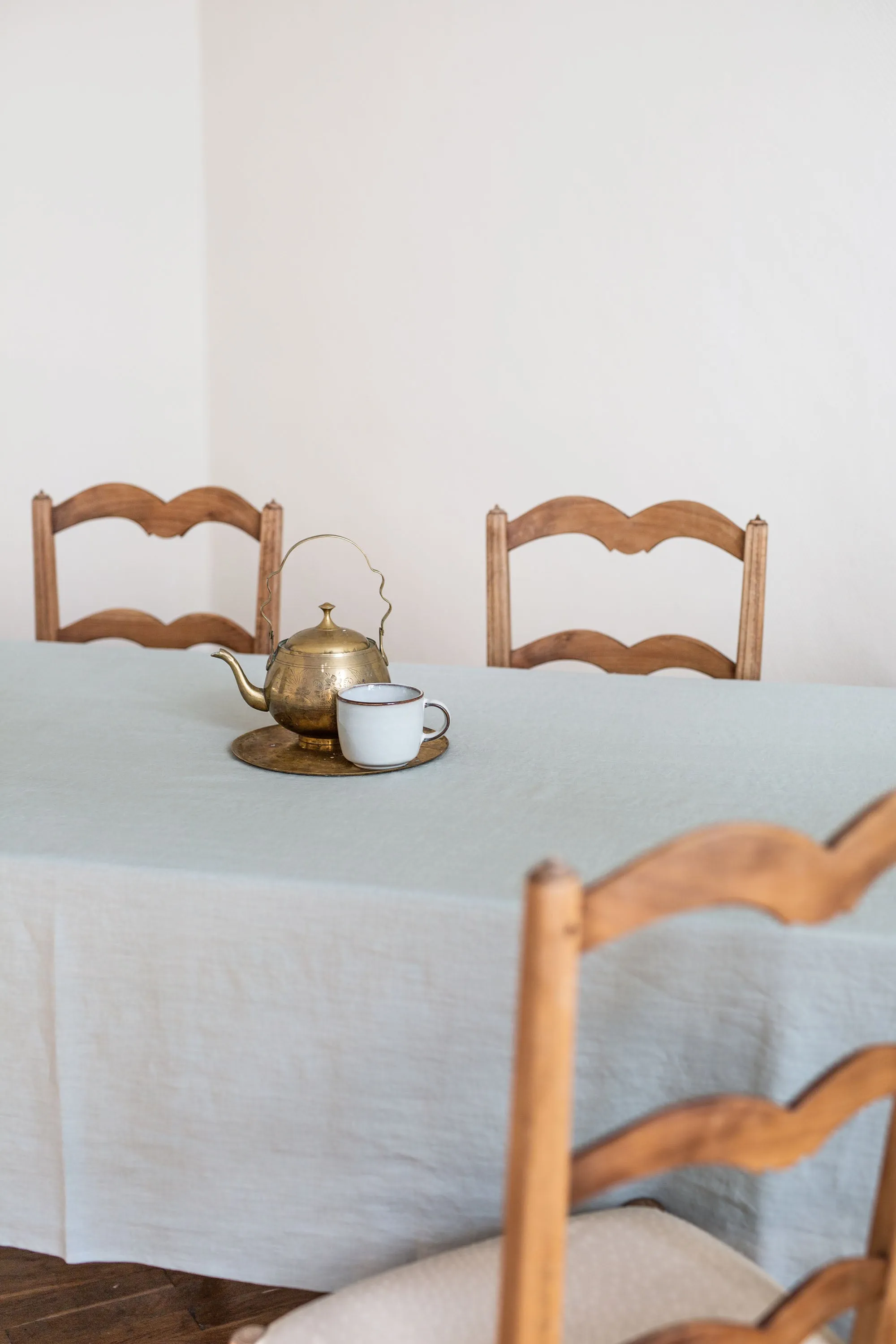 Linen tablecloth in Sage Green by AmourLinen