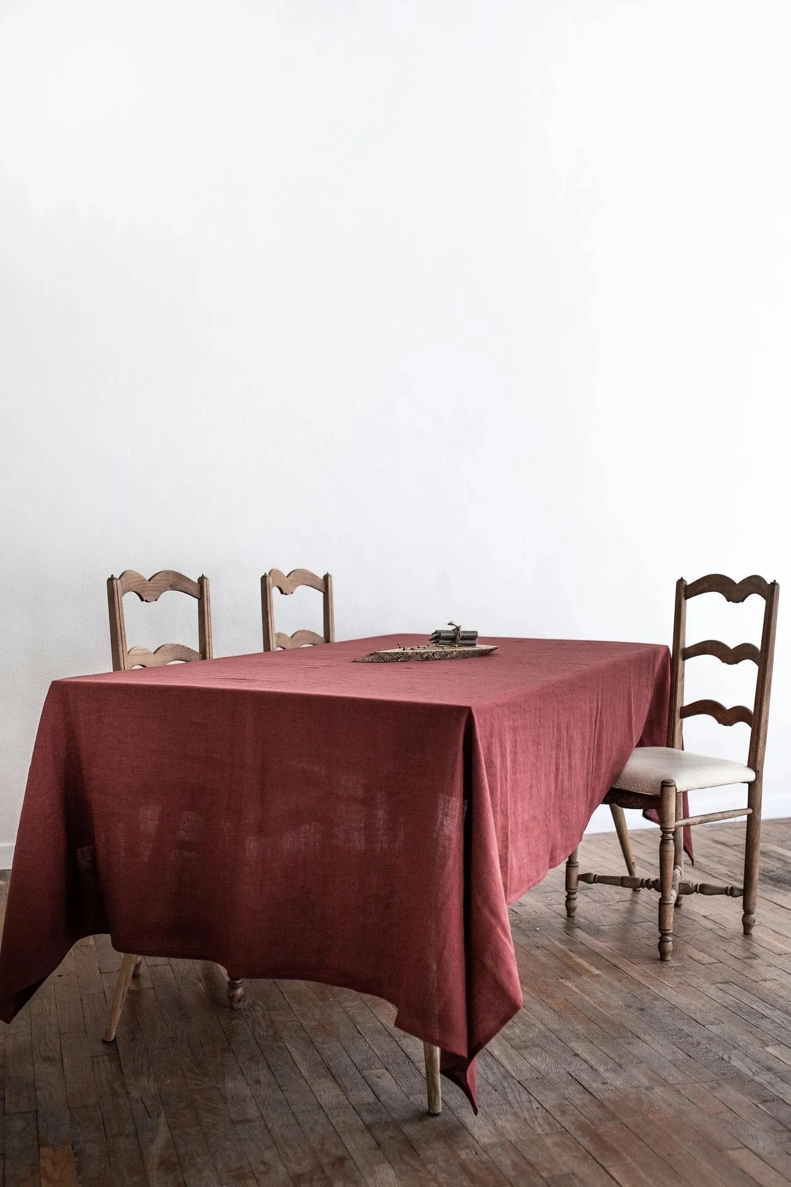 Linen tablecloth in Terracotta by AmourLinen