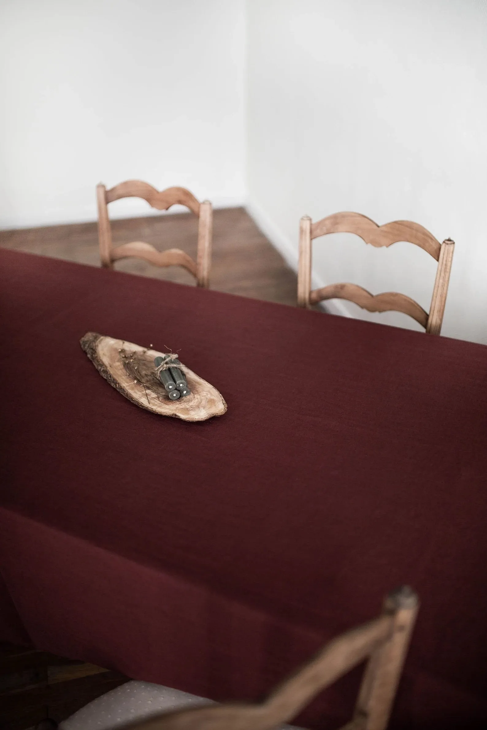 Linen tablecloth in Terracotta by AmourLinen