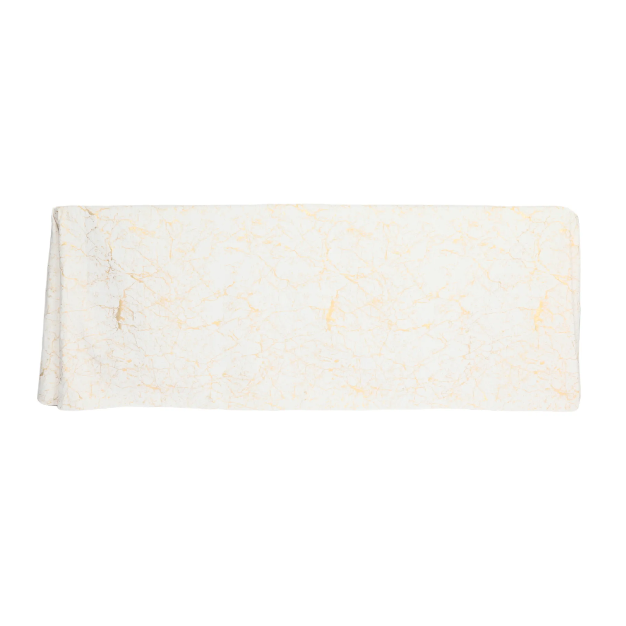Marble Reversible Jacquard Tablecloth 90"x132" Rectangle  - Gold