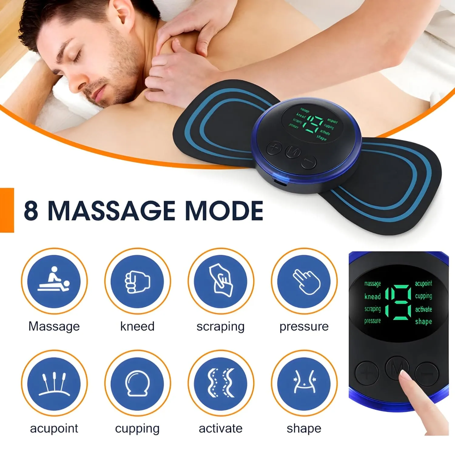 Mini Butterfly Massager portable rechargeable full body