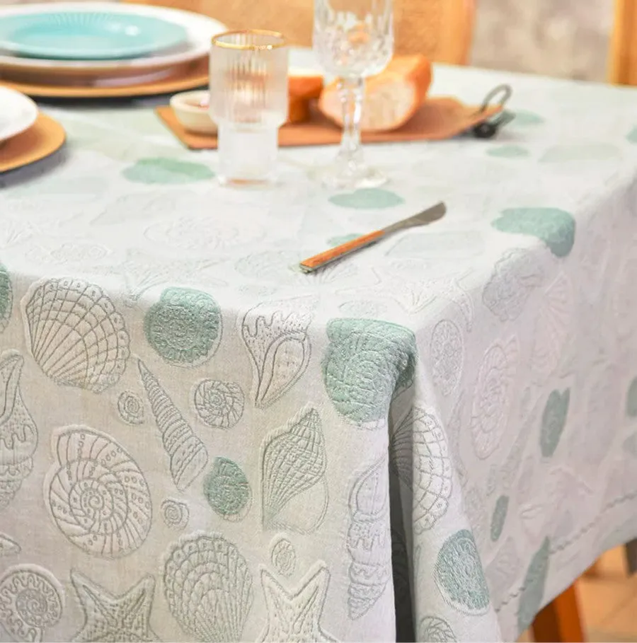 Modern Dining Room Table Cloths, Farmhouse Table Cloth, Wedding Tablecloth, Square Tablecloth for Round Table, Cotton Rectangular Table Covers for Kitchen
