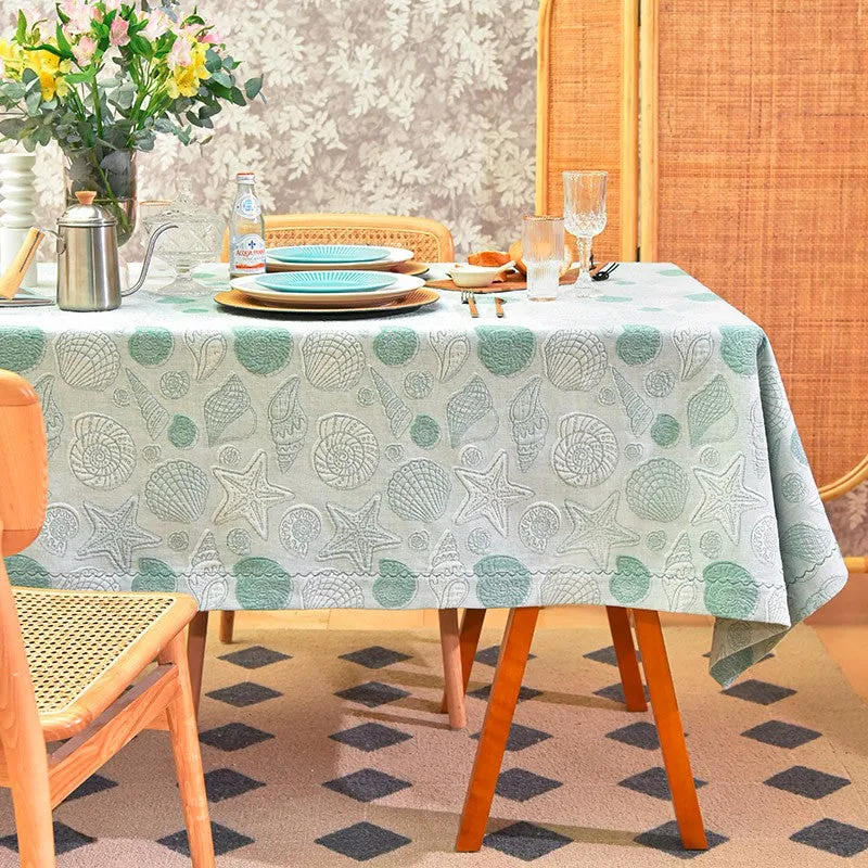 Modern Dining Room Table Cloths, Farmhouse Table Cloth, Wedding Tablecloth, Square Tablecloth for Round Table, Cotton Rectangular Table Covers for Kitchen