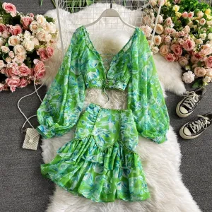 Mykonos Tropical Printed Co-ord Set