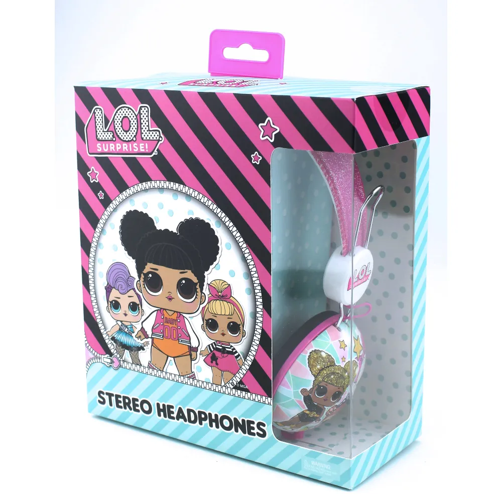 OTL OnEar Folding Headphone LOL Surprise Glitter Glam - Multi-color