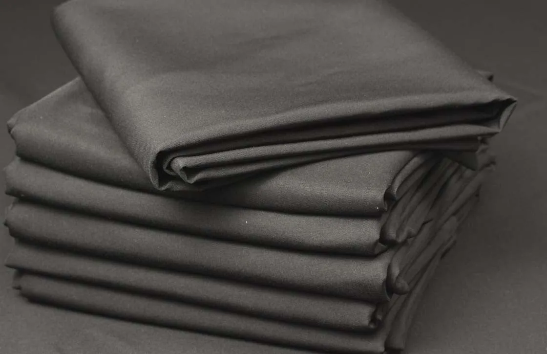 Oval Tablecloth 3.3m - Black