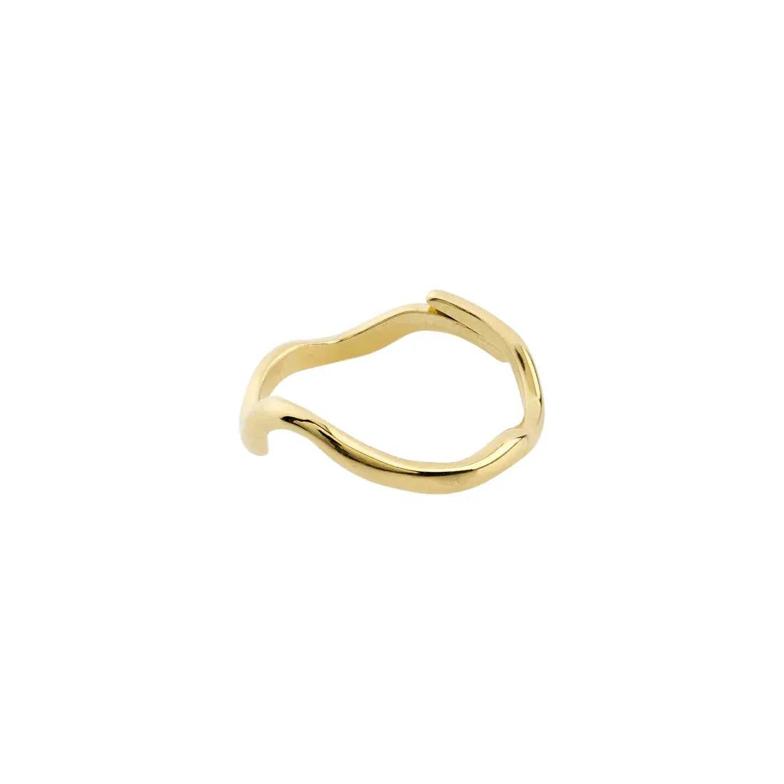 PILGRIM Alberte Wave Ring