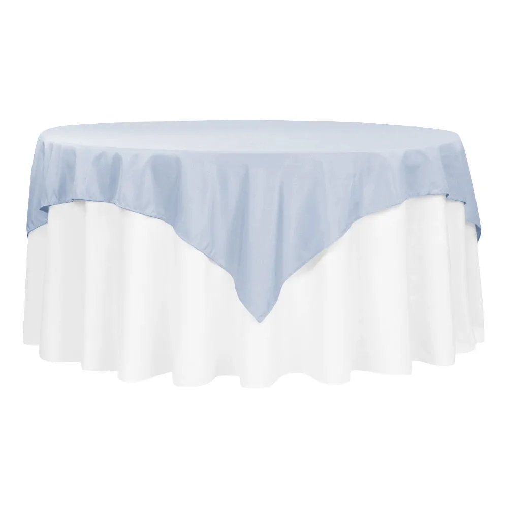Polyester Square 72" Overlay/Tablecloth - Dusty Blue