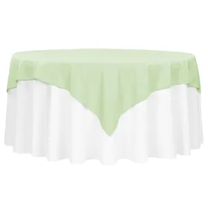 Polyester Square 72" Overlay/Tablecloth - Sage Green