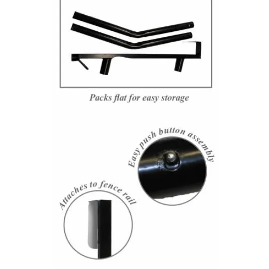Portable Collapsible Saddle and Bridle Rack
